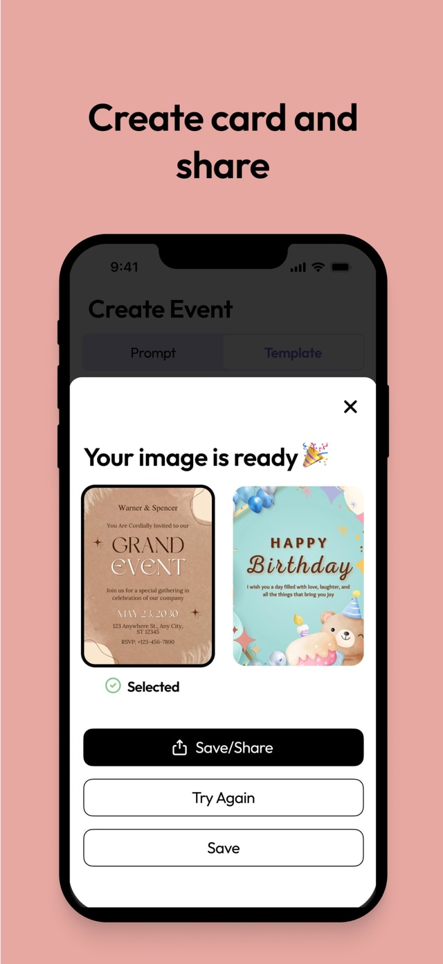 Invitify App Screenshot 3