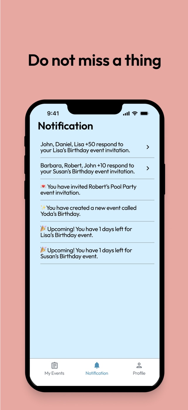 Invitify App Screenshot 6